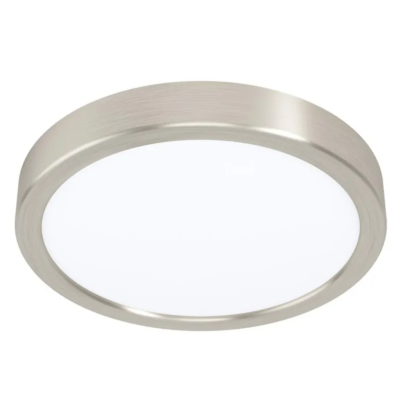 EGLO SVÍTIDLO LED 99229 FUEVA 5 16,5W 2000LM 4000K IP20 KRUH. STROP. OCEL, MAT.NIKL, D=210 Autentický