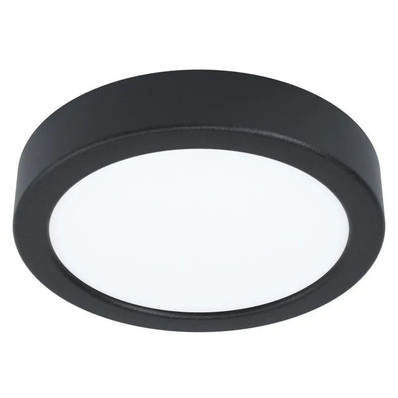 Jen Po Omezenou Doba EGLO SVÍTIDLO LED 99233 FUEVA 5 10,5W 1350LM 4000K IP20 KRUH. STROP. OCEL, ČERNÁ, D=160