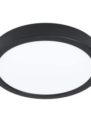 Nízká Cena EGLO SVÍTIDLO LED 99234 FUEVA 5 17W 2100LM 4000K IP20 KRUH. STROP. OCEL, ČERNÁ, D=210