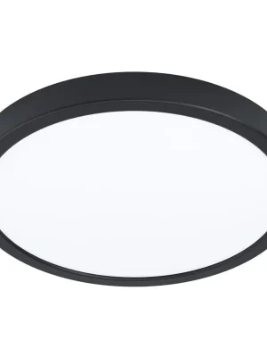Must-Have EGLO SVÍTIDLO LED 99235 FUEVA 5 20W 2500LM 4000K IP20 KRUH. STROP. OCEL, ČERNÁ, D=285