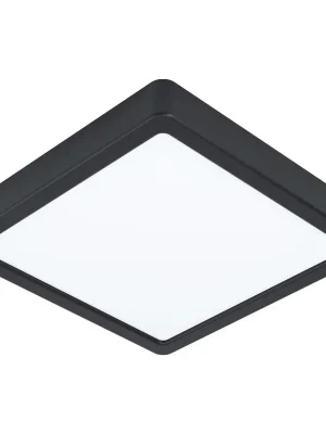EGLO SVÍTIDLO LED 99244 FUEVA 5 16,5W 1800LM 3000K IP20 HRAN. STROP. OCEL, ČERNÁ, 210X210 Speciální Cena