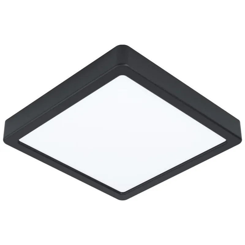 EGLO SVÍTIDLO LED 99244 FUEVA 5 16,5W 1800LM 3000K IP20 HRAN. STROP. OCEL, ČERNÁ, 210X210 Speciální Cena