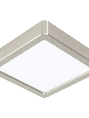 EGLO SVÍTIDLO LED 99252 FUEVA 5 10,5W 1350LM 4000K IP20 HRAN.STROP.OCEL, MAT.NIKL, 160X160 Přímo Od Výrobce