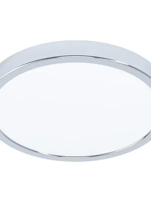 Originální EGLO SVÍTIDLO LED 99266 FUEVA 5 20W 2300LM 3000K IP44 KRUH. STROP. OCEL, CHROM, D=285