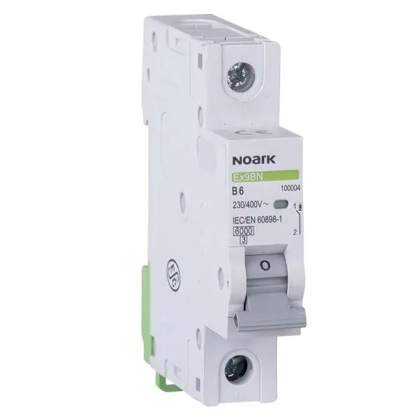 Akce Noark 100182 Ex9BN 1P D3 Instalační jistič 6 kA, charakteristika D, 3 A, 1pól