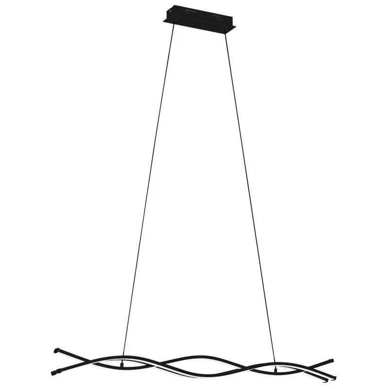 Ověřený EGLO SVÍTIDLO LED 99317 LASANA3 36W 4050LM 3000K IP20 ZÁV. OCEL HLINÍK ČERNÁ
