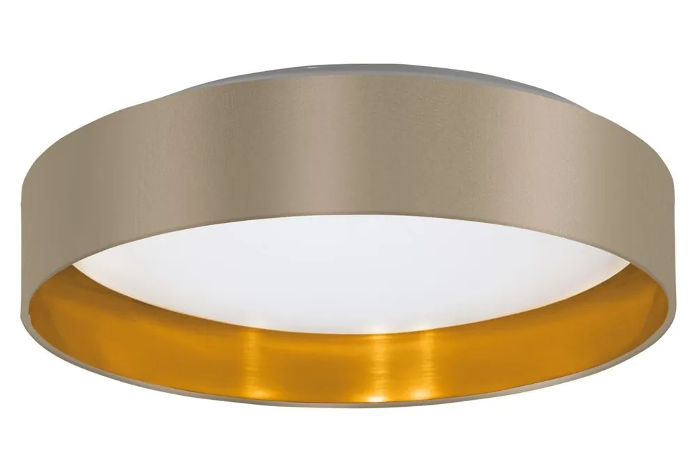 EGLO SVÍTIDLO LED 99541 MASERLO 2 24W 3000K 2050LM WW IP20 PLAST OCEL TEXTIL ŠEDOHNĚDÁ ZLA Aktuální