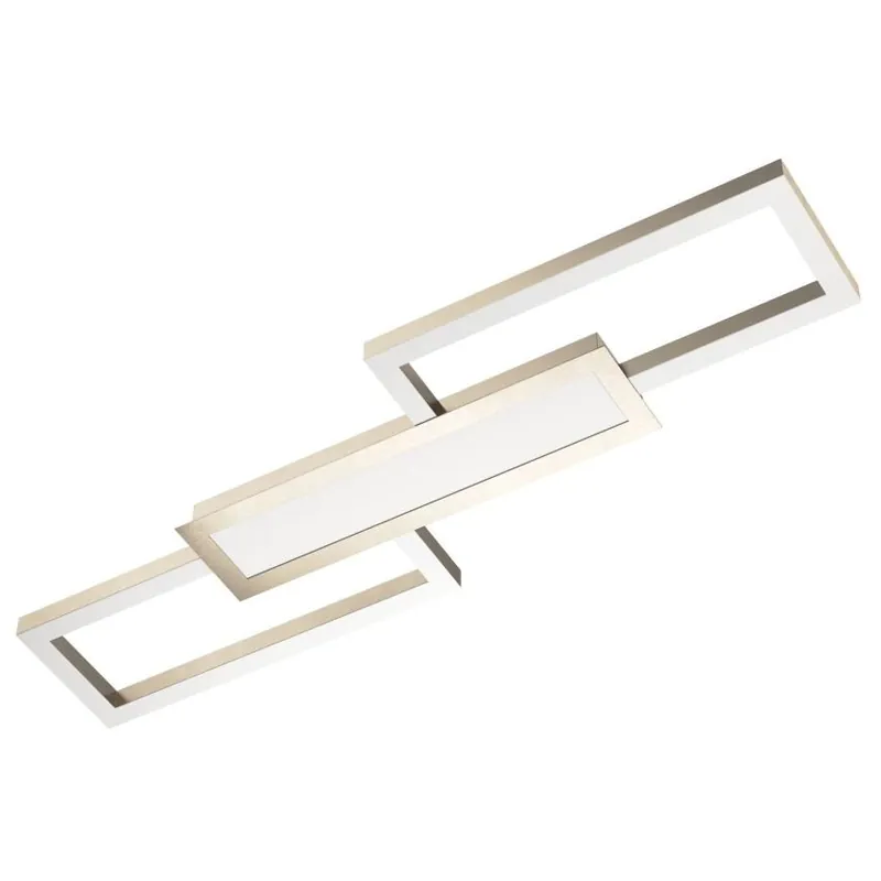 EGLO SVÍTIDLO LED 99791 MONIROTE 37W 3000-6000K 4450LM IP20 STROP. OCEL NIKL BÍLÁ PLAST Výprodej