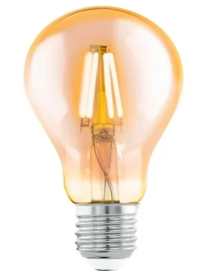 LED žárovka Classic EGLO A75 E27 4W 350 lm 2200K 822 filament jantarová Poslední Šance