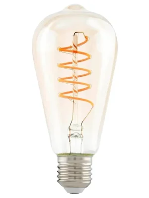 LED žárovka Edison EGLO ST64 E27 4W (25W) 270 lm 2200K 822 filament jantarová Cenově Výhodný