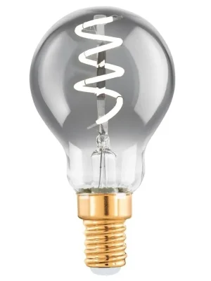 LED žárovka mini globe EGLO P45 E14 4W 100 lm 2000k 820 filament kouřová Sezónní Sleva
