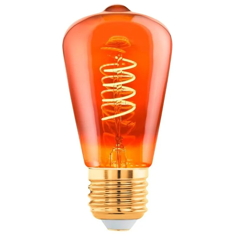 LED žárovka dekotativní Eglo ST48 E27 4W 30 lm 2000K 820 filament měděná Finální Výprodej