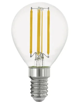 LED žárovka globe Eglo LEDE27 G80 E27 4.9W (40W) 400 lm 2200-6500K 822-865 filament jantarová Poslední Šance