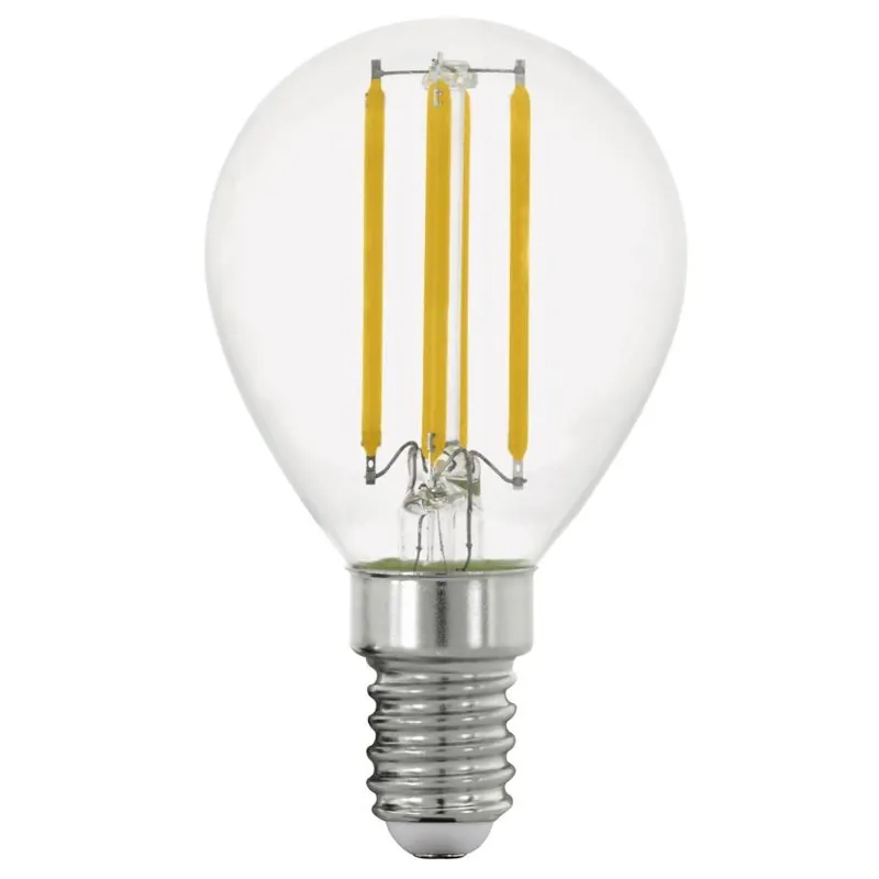 LED žárovka globe Eglo LEDE27 G80 E27 4.9W (40W) 400 lm 2200-6500K 822-865 filament jantarová Poslední Šance