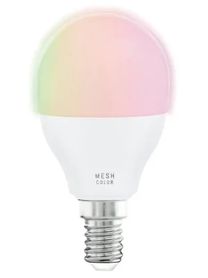 Cenová Bomba LED žárovka mini globe Eglo LEDE14 P45 E14 4.9W (40W) 470 lm 2700-6500K 827-865 RGB+TW matná