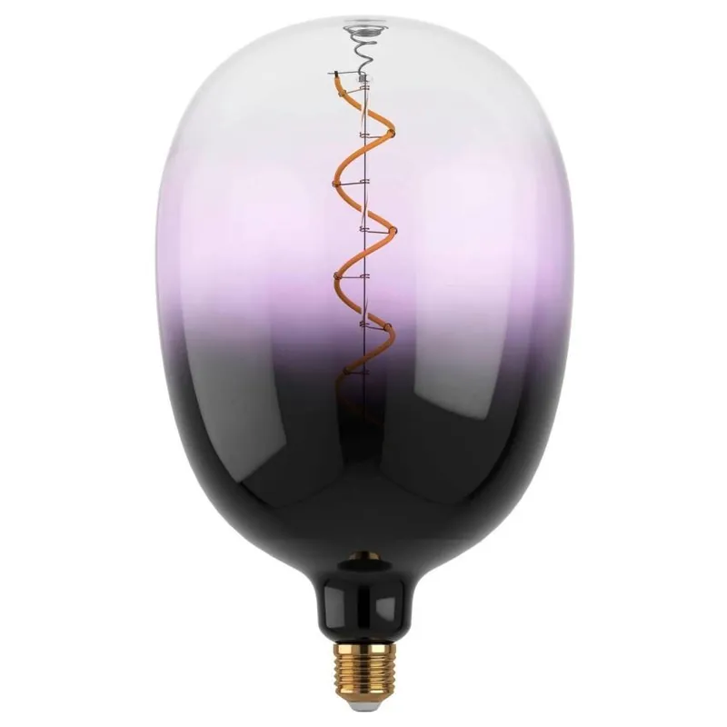 Autentický LED žárovka Ball Eglo E27 4W 85 lm 1800K 818 filament fialovo-černá