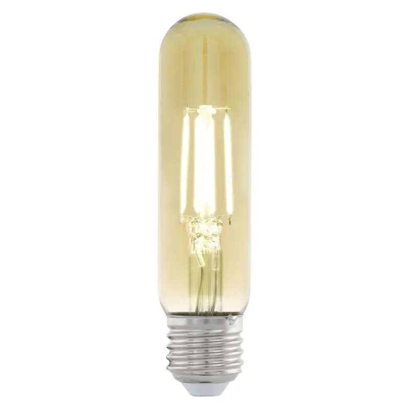 Bezpečná Platba LED žárovka trubková Eglo VINTAGE T32 E27 3.5W (22W) 220 lm 2200k 822 filament zlatá