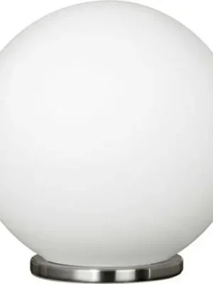 RONDO 85264, STOLNÍ LAMPA, MATNÝ NIKL/BÍLÁ Výprodej