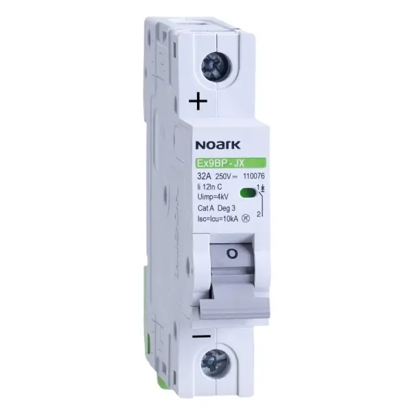 Víkendová Akce Noark 110069 Ex9BP-JX(+) 1P C3 DC instalační jistič 10 kA, charakteristika C, 3 A, 250 V DC, 1pól