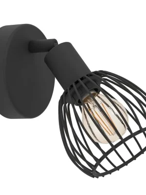 Bodové svítidlo EGLO SONNINO 1xE14 IP20 ocel černá 901038 Akce