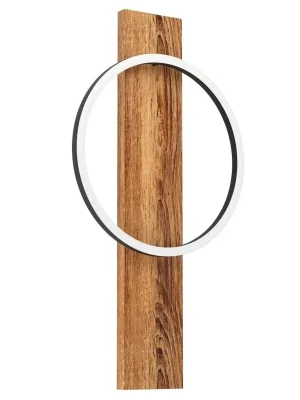 Nástěnné svítidlo EGLO BOYAL 1x12W 1700lm 3000K IP20 ocel dřevo 99353 Originální