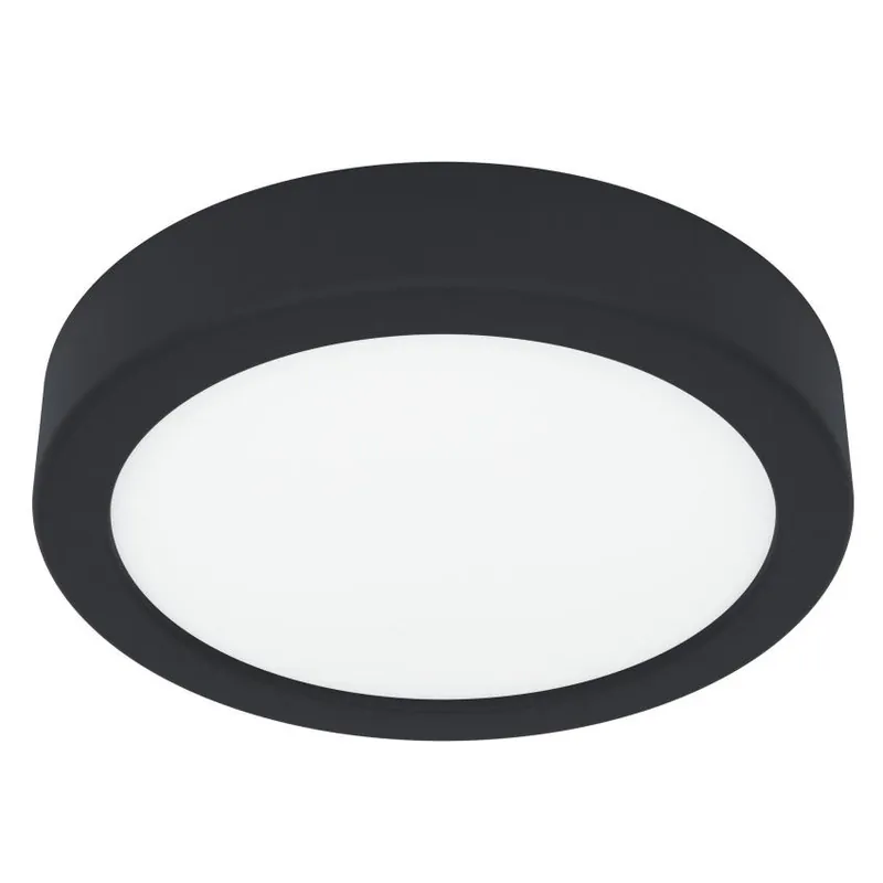 Novinka Stropní svítidlo EGLO FUEVA 6 7,5W 1000lm CCT 2700-4000-6500K IP20 černá 901297