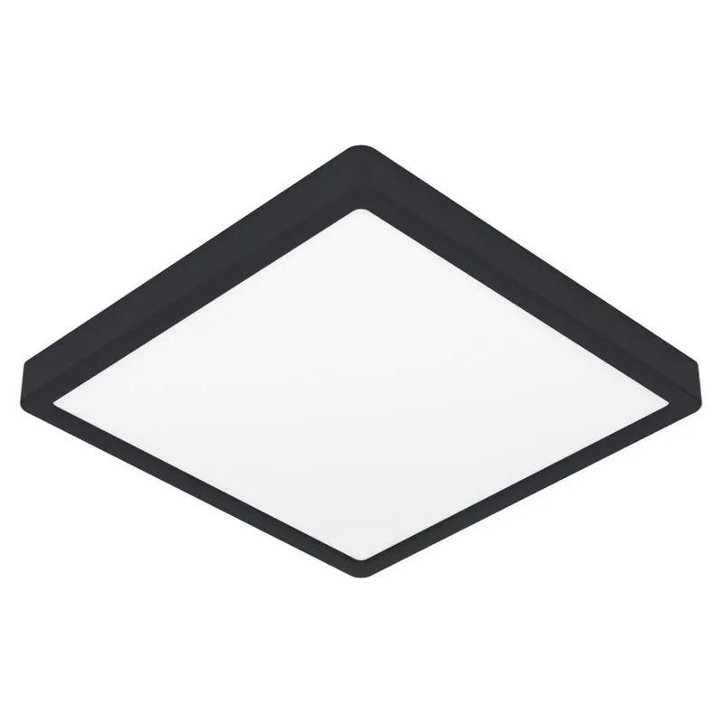 Vrácení Zdarma Stropní svítidlo EGLO FUEVA 6 13W 2100lm CCT 2700-4000-6500K IP44 černá 901331