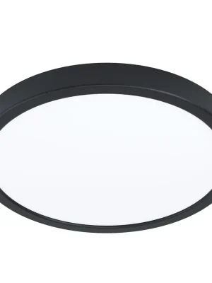 Originální Stropní svítidlo EGLO FUEVA 6-Z 14,3W 1800lm RGB+2700-6500K IP44 Zigbee černá 901373