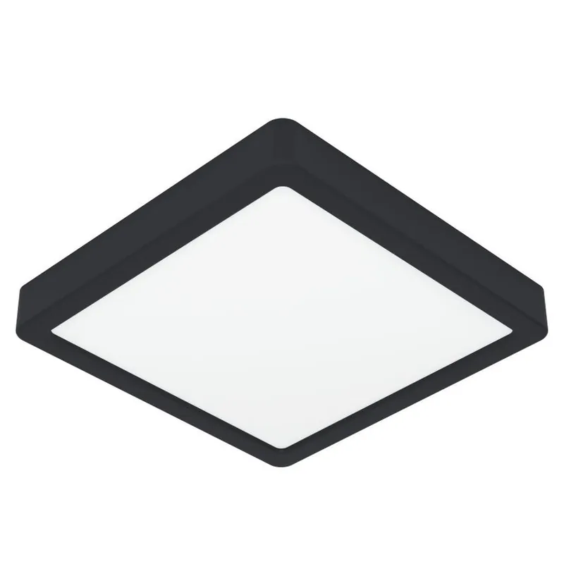 Horká Nabídka Stropní svítidlo EGLO FUEVA 6-Z 10,5W 1600lm RGB+2700-6500K IP44 Zigbee černá 901374
