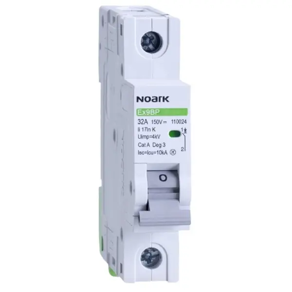Pouze Dnes Noark 109965 Ex9BP 1P DC150V C4 DC instalační jistič 10 kA, charakteristika C, 4 A, 150 V DC, 1pól
