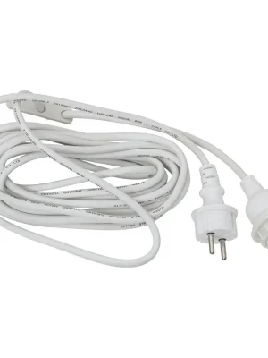 Cenový Hit EGLO STAR KABEL OBJÍMKA 418-35 UTE E27 MAX 25W 5M IP44 BÍLÁ