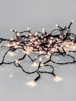 Nejlepší Cena EGLO STAR LED ŘETĚZ 410841 CRISPY ICE WHITE 5,6M 80X0,064W TEPLÁ BÍLÁ 230VAC IP44 ČERNÁ