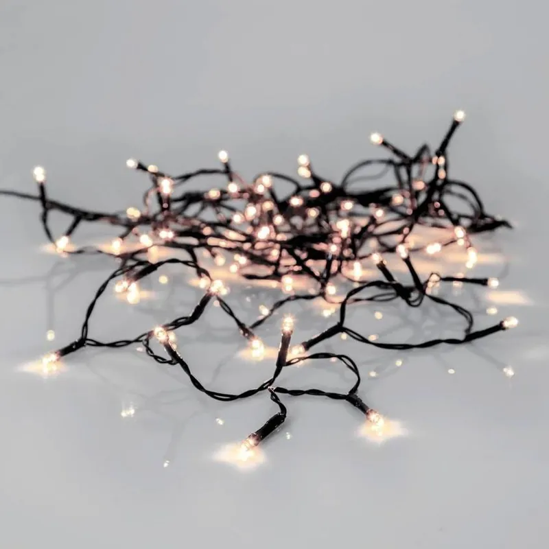 Nejlepší Cena EGLO STAR LED ŘETĚZ 410841 CRISPY ICE WHITE 5,6M 80X0,064W TEPLÁ BÍLÁ 230VAC IP44 ČERNÁ