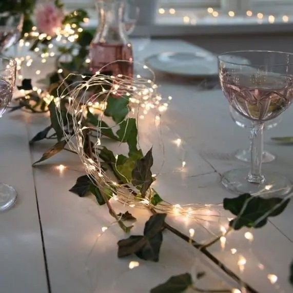 EGLO STAR LED ŘETĚZ 411324 DEW DROP 2M 360X0,06W TEPLÁ BÍLÁ 230VAC IP20 STŘÍBRNÁ Tovární Cena