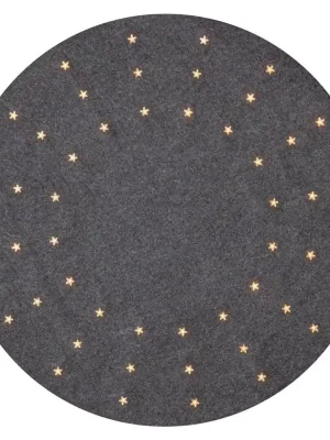 Podložka pod vánoční stromek LED EGLO STAR 411401 GRANNE 48x0,06W IP20 šedá Sezónní Sleva