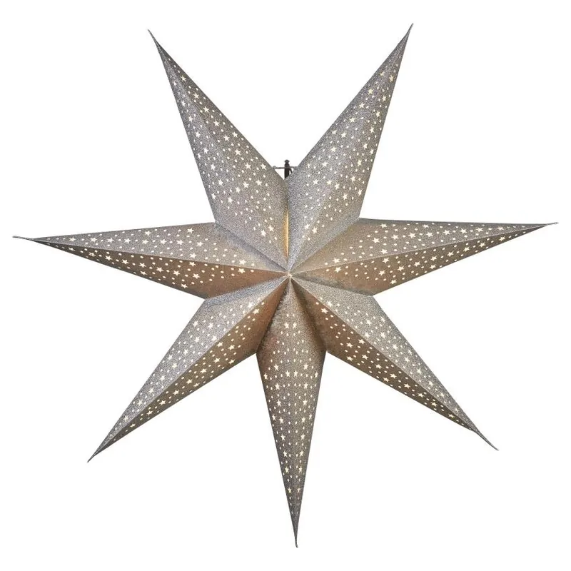 Vánoční hvězda EGLO BLINKA STAR 60cm stříbrná 410728 Přímo Od Výrobce