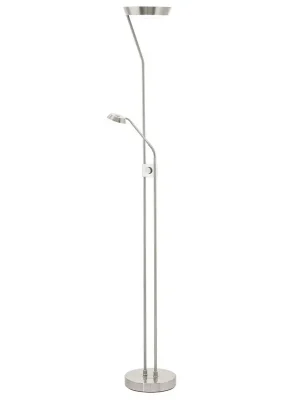 Horká Nabídka EGLO SVÍTIDLO 93713 STOJANOVÁ LAMPA SARRIONE LED SATIN NICKEL