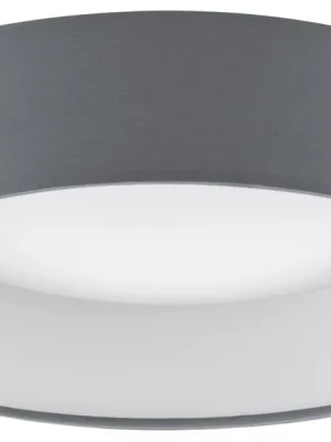 Aktuální EGLO SVÍTIDLO LED 93395 PALOMARO 11W 850LM 3000K PR.320MM STROP. TEXTIL ANTRACIT