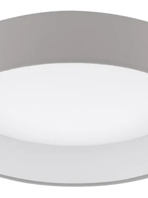 EGLO SVÍTIDLO LED 96539 PALOMARO 18W 2000LM 3000K STROP. PLAST BÍLÁ TEXTIL ŠEDOHNĚDÁ Ihned K Objednání