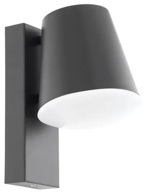 EGLO SVÍTIDLO LED 97482 CALDIERO-C 9W 826LM 3000K E27 IP44 NÁST. POZINK. OCEL, ANTRACITOVÁ Zlevněný