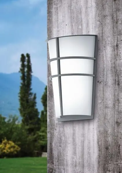 Autentický BREGANZO 94138, LED VENKOVNÍ NÁSTĚNNÉ SVÍTIDLO, ANTRACITOVÁ/BÍLÁ, 3000K, IP44