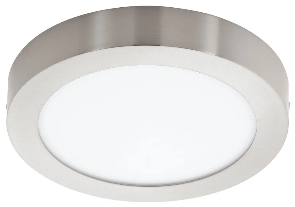 Expresní Doručení FUEVA 1 32442, LED PŘISAZENÉ SVÍTIDLO, MATNÝ NIKL, 4000K, 225MM, 18W