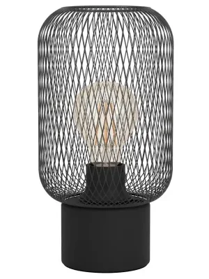 Stolní svítidlo EGLO WRINGTON 1xE27 černá 43096 Cenový Hit