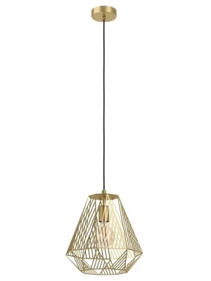 Zlevněný Závěsně svítidlo EGLO STYPE 1xE27 zlatá 43695