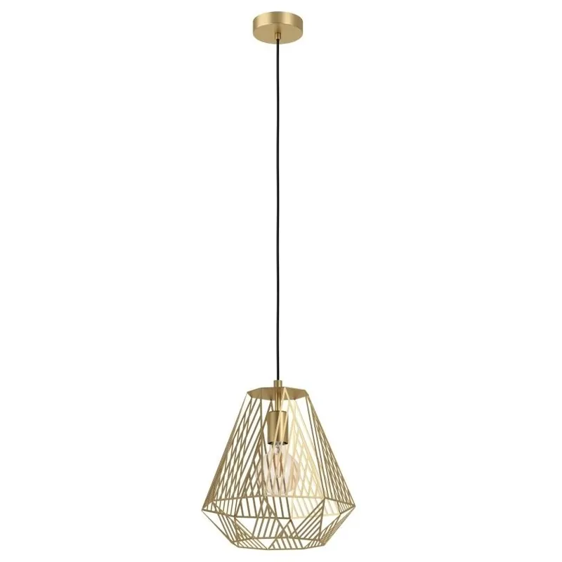 Zlevněný Závěsně svítidlo EGLO STYPE 1xE27 zlatá 43695