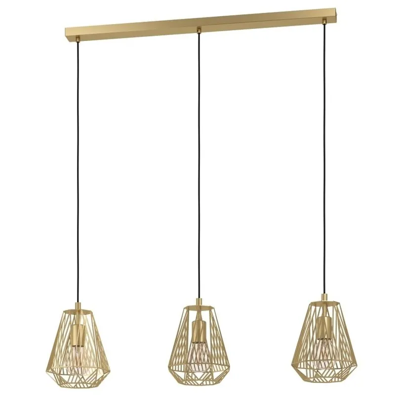 Závěsně svítidlo EGLO STYPE 3xE27 zlatá 43696 Cenově Výhodný