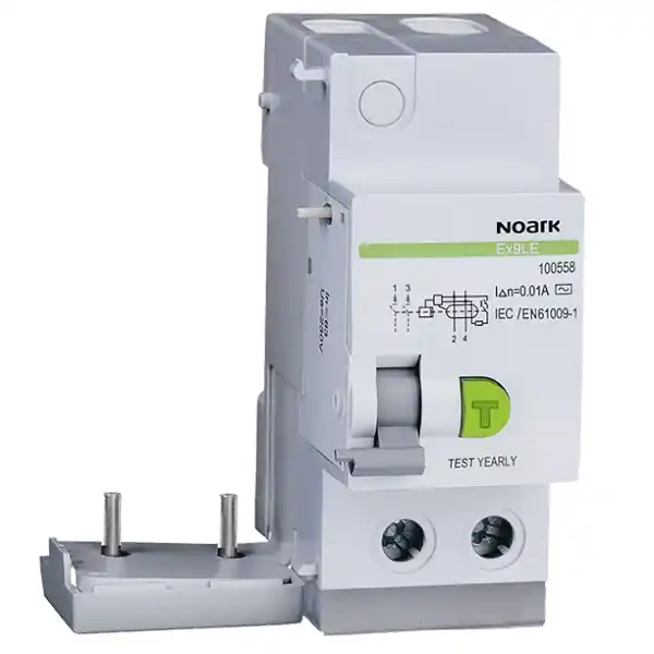 Noark 100563 Ex9LE 10mA 2P 63A Chráničový modul pro Ex9B, 2pól, In=63A, IDn=10mA Autentický