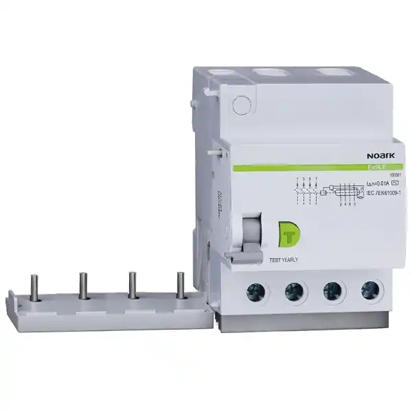 Horká Nabídka Noark 100591 Ex9LE 300mA 4P 40A Chráničový modul pro Ex9B, 4pól, In=40A, IDn=300mA