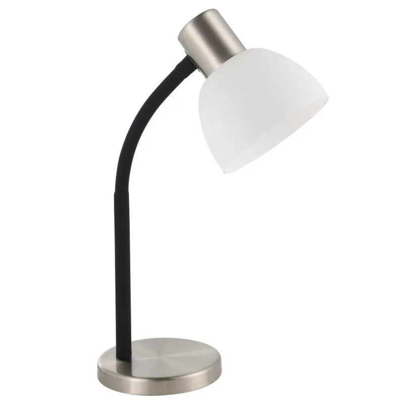 Must-Have Stolní svítidlo EGLO MACERE 1xE14 matný nikl bílá 901061