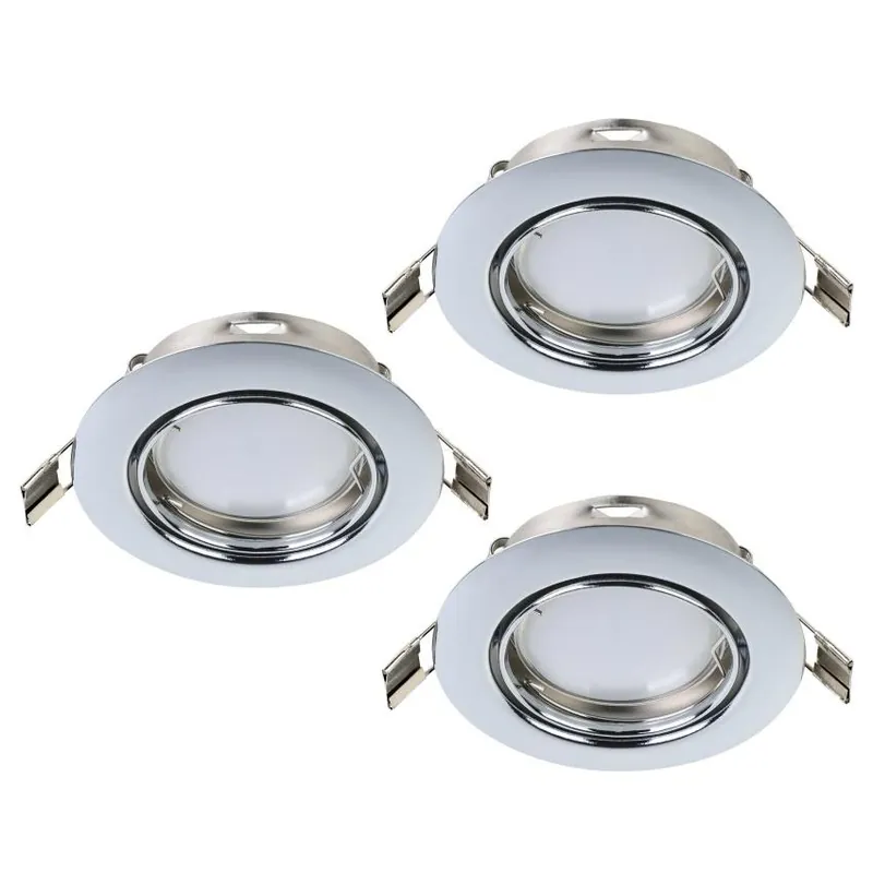 Akce Zápustné svítidlo EGLO PENETO 3xGU10 chrom set 3ks 94407